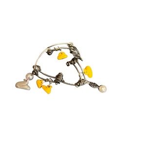 Easter Peep candy design bracelet.